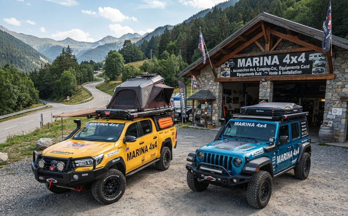 Modification pick-up et SUV avec les accessoires de Marina 4x4