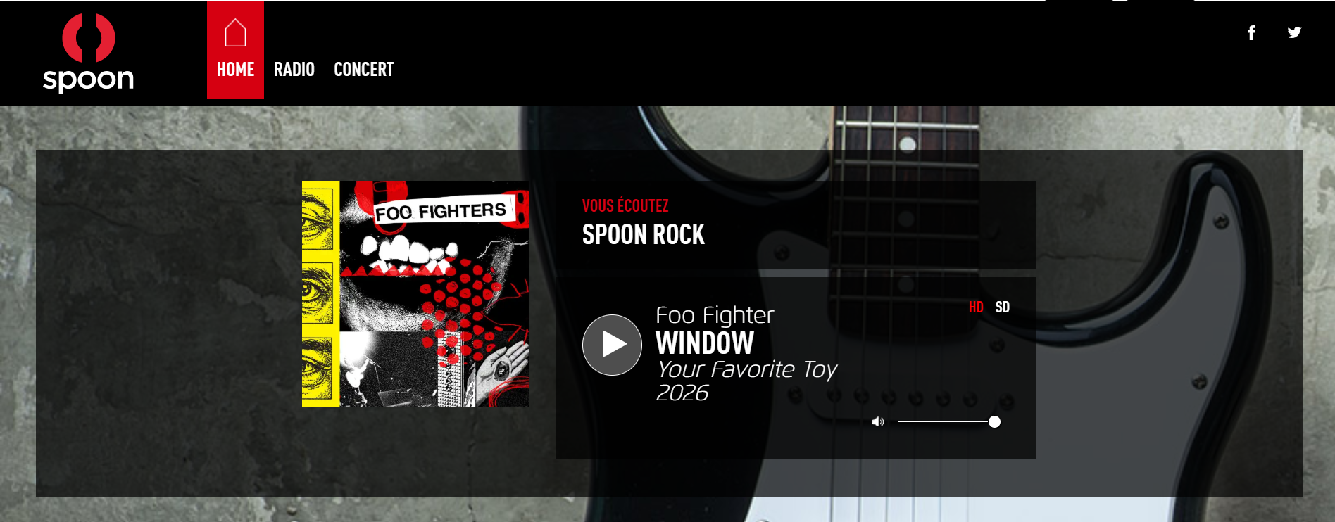 Ecouter la webradio rock Spoon partout