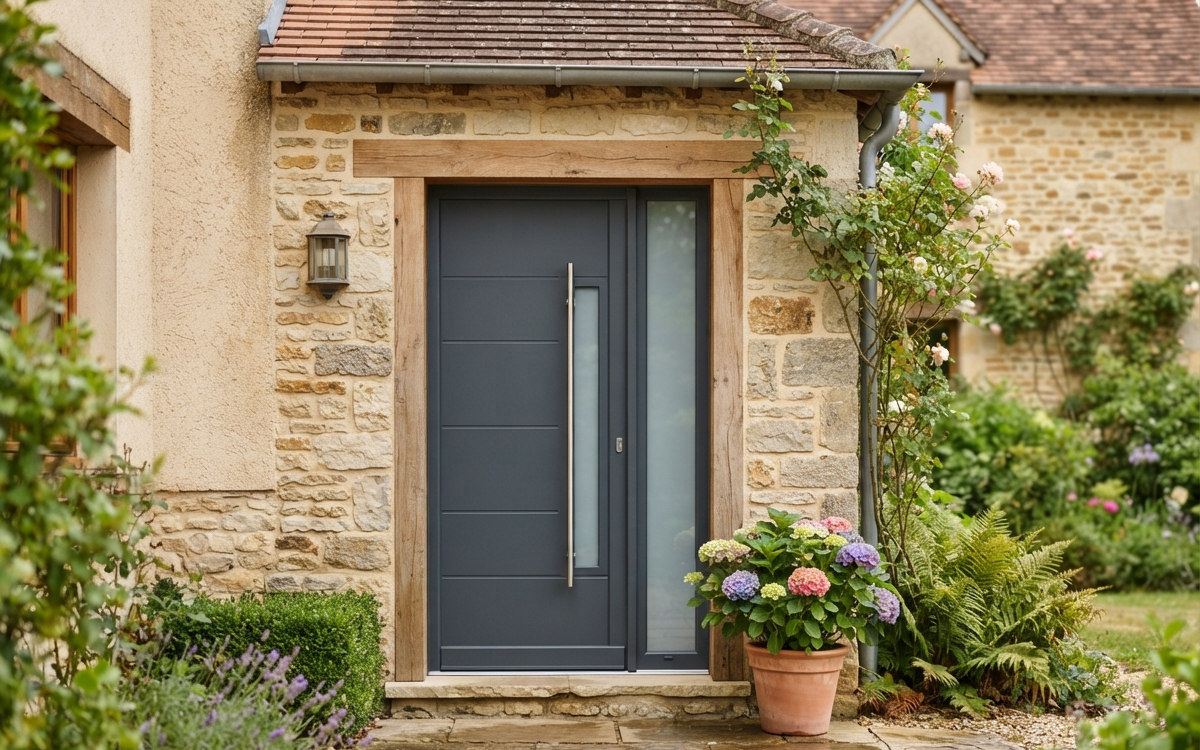 Quel que soit son style, la porte d’entrée Tryba est robuste, belle et durable