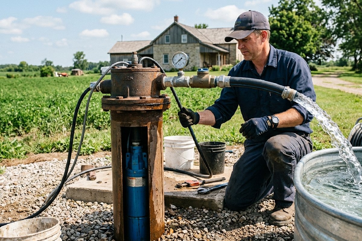 Puisez efficacement l’eau de votre puits grâce à la pompe immergée