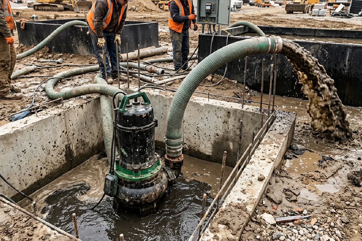 Evacuer l’eau de pluie : faut-il choisir une pompe de relevage pour eaux usées ou pour eaux chargées ?