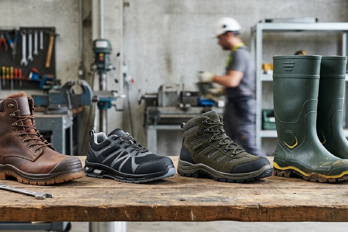 Chaussure de sécurité, quels en sont les principaux types ?