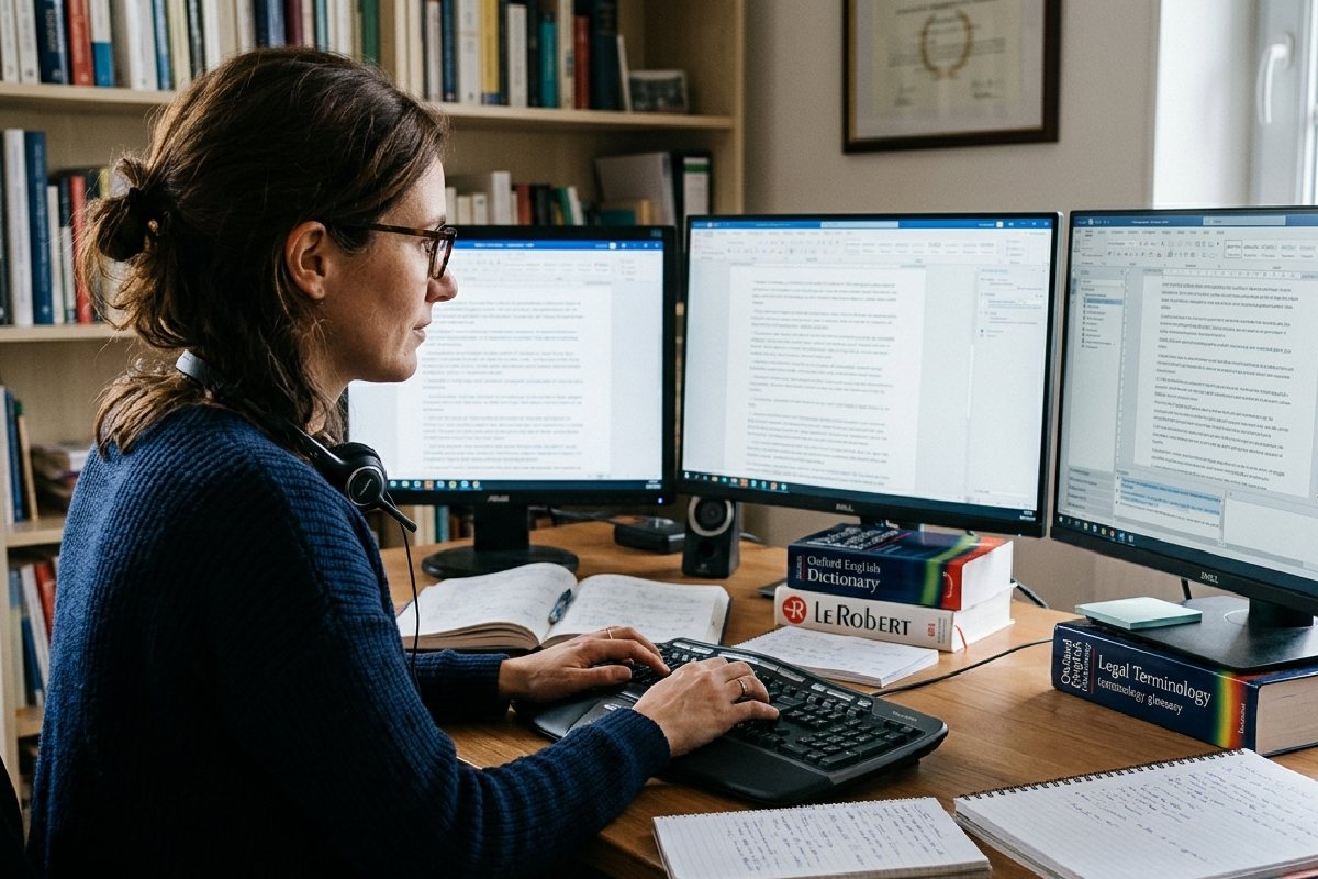 Comment travaille une traductrice professionnelle ?