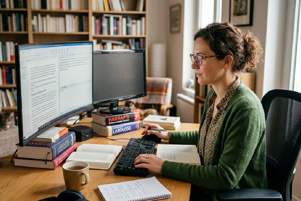 Comment travaille une traductrice professionnelle ?