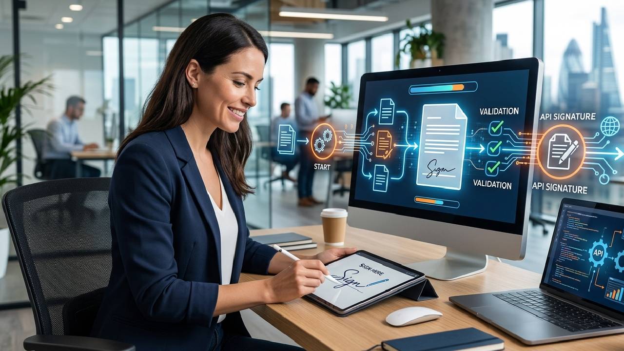 Optimiser vos processus avec le paraphe et l'API de signature électronique
